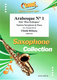 Arabesque #1 Soprano Saxophone and Piano cover